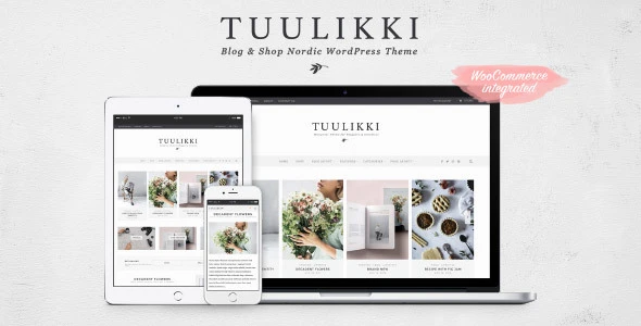 TUULIKKI Nordic Blog & Shop WordPress Theme