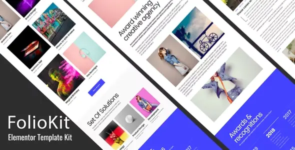 Foliokit – Personal Portfolio Elementor Template Kit