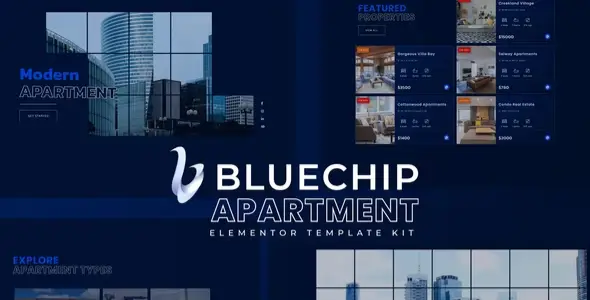 Bluechip – Apartment & Property Elementor Template Kit