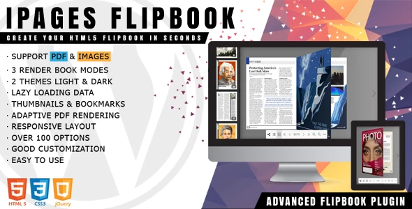 iPages – FlipBook Image & PDF Viewer for WordPress
