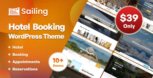Sailing – Hotel WordPress Theme