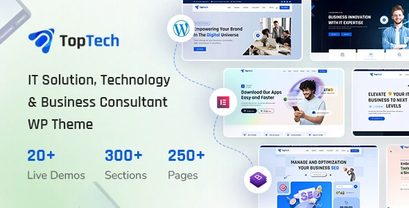 TopTech – SEO Marketing Agency & Technology WordPress Theme