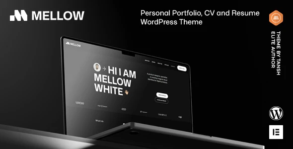 Mellow – Personal Portfolio WordPress Theme