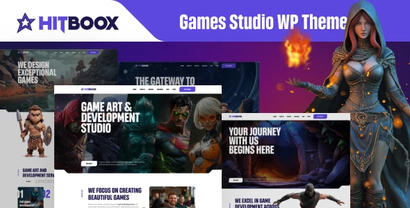 Hitboox – Games Studio WordPress Theme