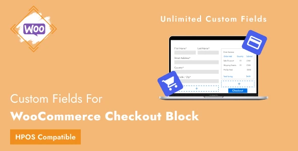 Custom Fields for WooCommerce Checkout Block
