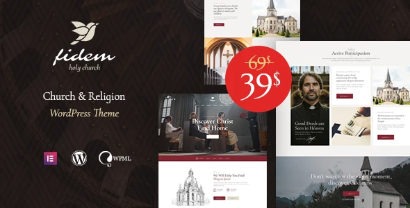 Fidem – Church & Religion WordPress Theme